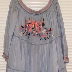 Free People Embroidered Dress